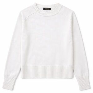 Truth Women's Classic White Crew Neck Sweater